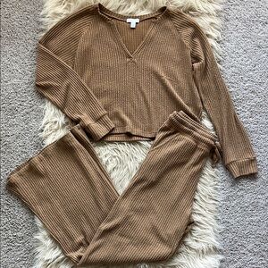 Beyond Yoga Waffle Knit Set
